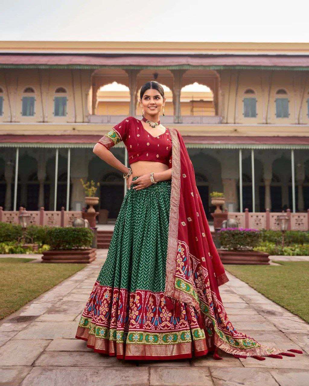 Women's Traditional Printed Lehenga Choli Set with Embroidered Dupatta ? Festive Wear - Image 2